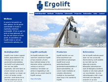 Tablet Screenshot of ergolift.nl