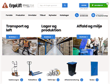 Tablet Screenshot of ergolift.dk