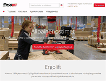 Tablet Screenshot of ergolift.fi